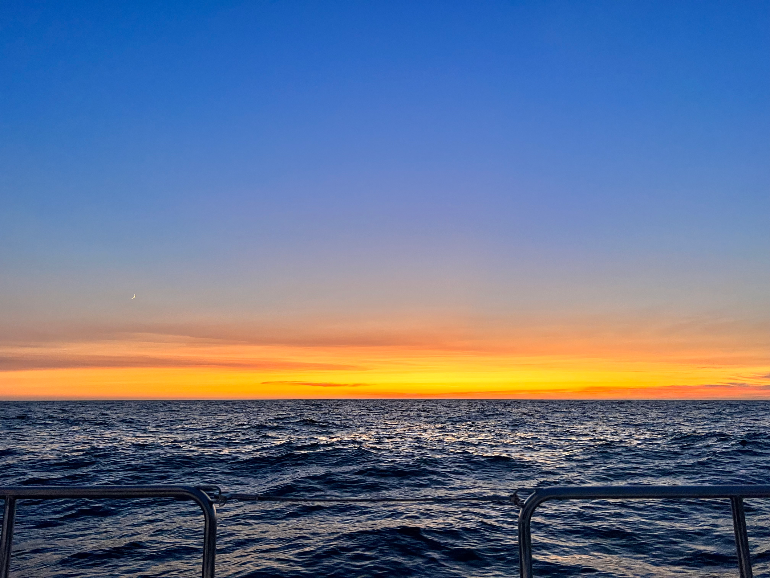 Sunset on the Pacific Ocean