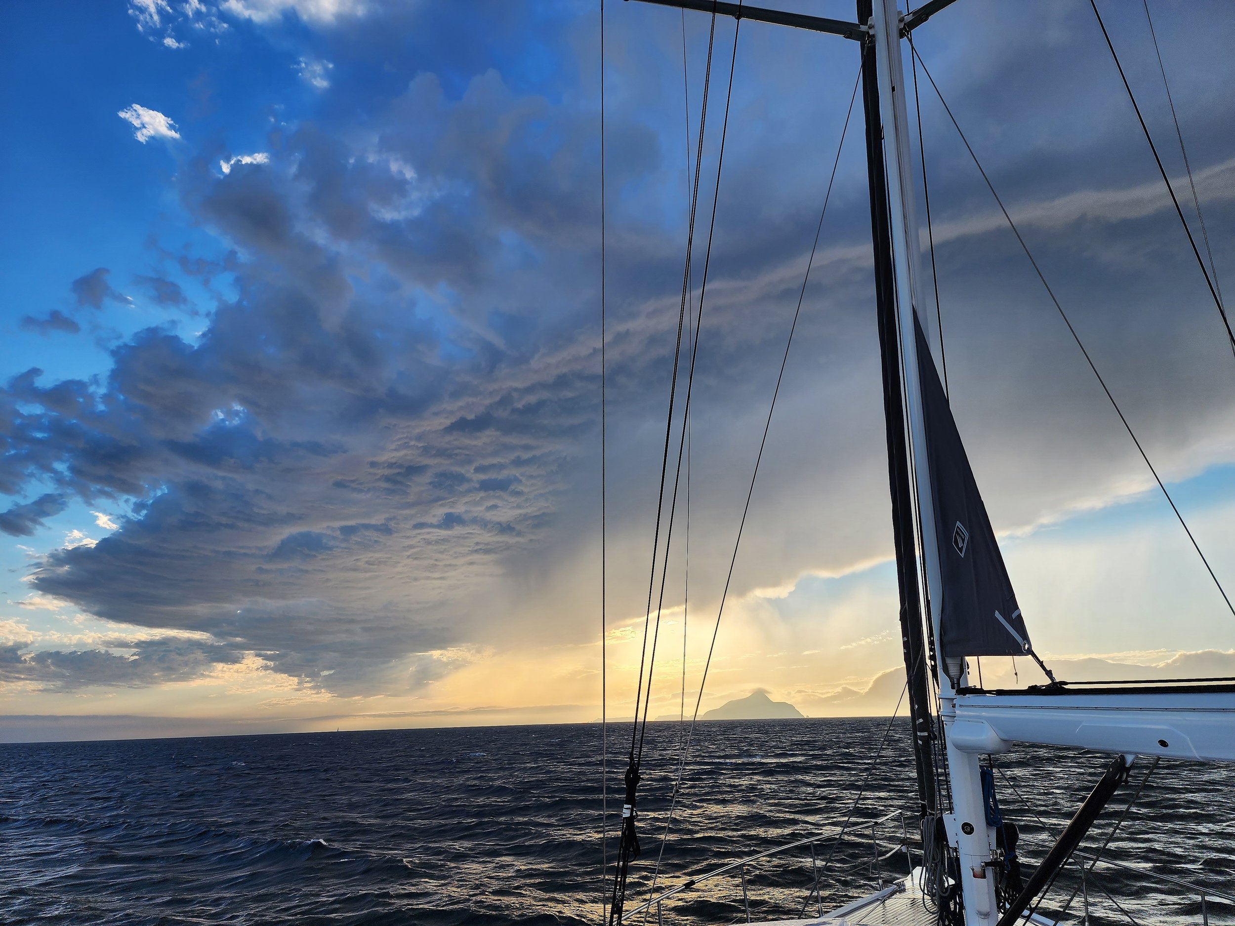 Dramatic skies over the LA basin