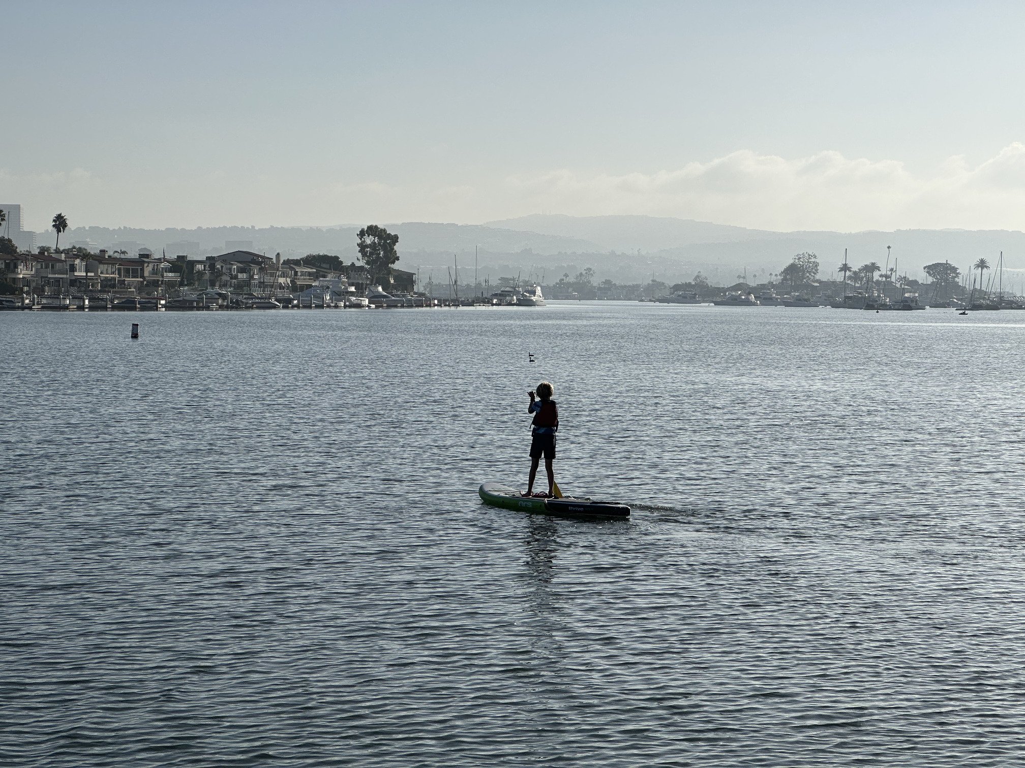 Paddling Boarding in Newport Beach Harbor